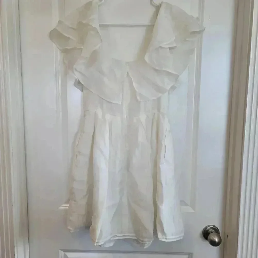 Something Navy Women's Ivory Dress